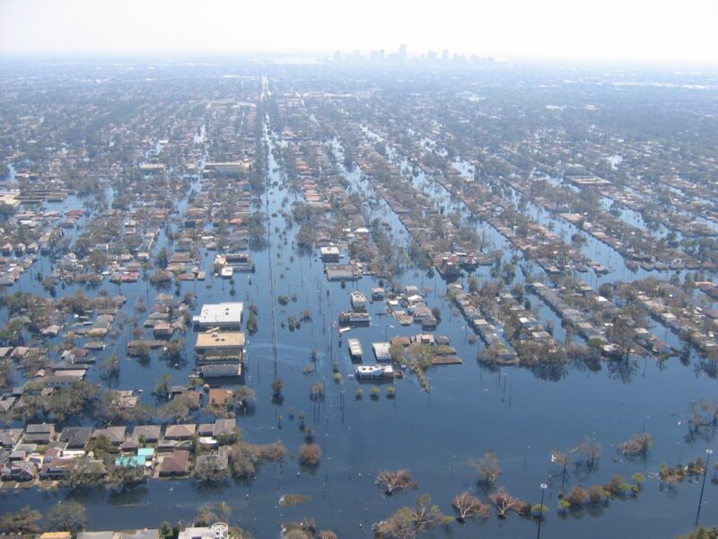 ICT - the scale of suburban flooding in New Orleans is laid bare. In our survey, a similar image scored highly in terms of American's motivations to change their own behaviour after viewing it: images like this connect climate impact to North American lives